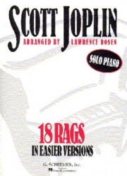 Scott Joplin: 18 Rags In Easier Versions (noty, sólo klavír)