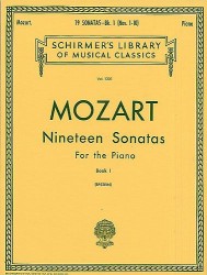 W.A. Mozart: 19 Sonatas For The Piano Book I (No.1-10) (noty na klavír)