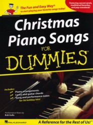 Christmas Piano Songs For Dummies (noty, klavír, zpěv, kytara)