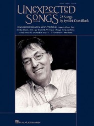 Don Black: Unexpected Songs (noty, klavír, zpěv, kytara, akordy)