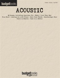 Budget Books: Acoustic (noty, klavír, zpěv, kytara)