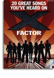 20 Great Songs You've Heard On X Factor (noty, klavír, zpěv, kytara) (+audio)