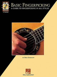 Basic Fingerpicking: A Guide To Fingerpicking In All Styles (noty, kytarová tabulatura, s akordovými značkami)