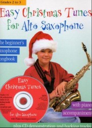 Easy Christmas Tunes For Alto Saxophone (noty, altsaxofon, klavír)