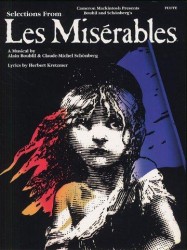 Selections From Les Misérables (Bídníci) For Flute (noty, příčná flétna, s akordovými značkami)