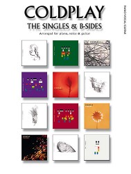 Coldplay: The Singles & B-Sides (noty na klavír, zpěv, akordy na kytaru)