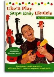 Mike Jackson: Uke'n Play Supa Easy Ukulele (noty, akordy, ukulele) (+audio)