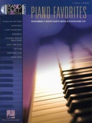 Piano Duet Play-Along 1: Piano Favourites (noty, čtyřruční klavír) (+audio)