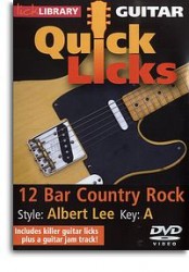Lick Library: Quick Licks - Albert Lee 12 Bar Country Rock (video škola hry na kytaru)