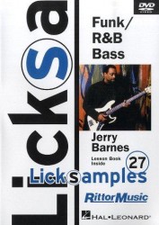 Jerry Barnes: Funk/R&B Bass Lick Samples (video škola hry na baskytaru)