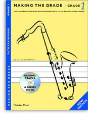 Making The Grade: Grade One - Revised Edition (noty, altsaxofon, klavír)