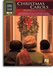 Sing With The Choir Volume 13: Christmas Carols (noty, sborový zpěv SATB) (+audio)
