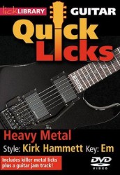 Lick Library: Quick Licks - Kirk Hammett (Metallica) Heavy Metal (video škola hry na kytaru)