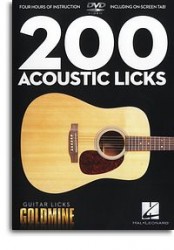 200 Acoustic Licks - Guitar Licks Goldmine (video škola hry na kytaru)