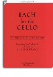 J.S. Bach: Bach For The Cello - 10 Easy Pieces In 1st Position (noty na violoncello) (+audio)