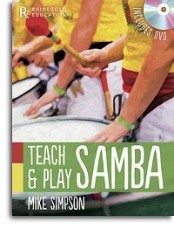 Mike Simpson: Teach And Play Samba (noty, perkuse) (+DVD)
