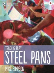 Mike Simpson: Teach And Play Steel Pans (noty, ocelové bubny) (+DVD)