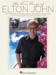 The Love Songs of Elton John (noty na klavír, zpěv, akordy na kytaru)