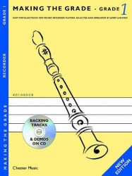 Making The Grade: Grade 1 - Revised Edition (Recorder) (noty, zobcová flétna, klavír) (+audio)