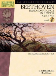 Ludwig Van Beethoven: Piano Sonata No.1 In F Minor Op.2 No.1 (noty, sólo klavír) (+audio)
