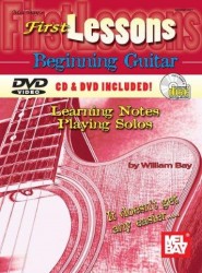 First Lessons Beginning Guitar - Notes & Solos (noty na kytaru) (+CD & DVD)