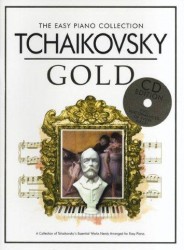 The Easy Piano Collection: Tchaikovsky (Čajkovskij) Gold (noty, sólo klavír) (+audio)