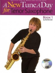 A New Tune A Day: Tenor Saxophone - Book 1 (noty na tenorsaxofon) (+audio)