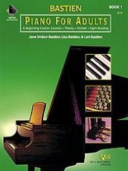 Bastien Piano For Adults: Book 1 (noty na sólo klavír) (+audio)