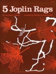 Five Joplin Rags For Piano Duet (noty na čtyřruční klavír)