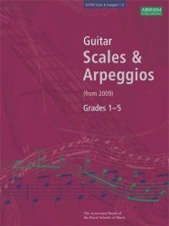 ABRSM Guitar Scales & Arpeggios: 2009 (Grades 1-5) (noty na kytaru)