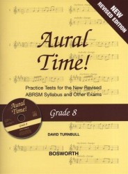 David Turnbull: Aural Time! - Grade 8 (ABRSM Syllabus 2011) (noty na zpěv, klavír) (+audio)