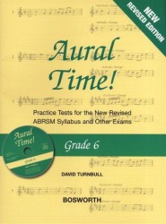 David Turnbull: Aural Time! - Grade 6 (ABRSM Syllabus 2011) (noty na zpěv, klavír) (+audio)