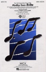 Andrew Lloyd Webber: Medley From Evita (SATB) (noty pro sborový zpěv, klavír) - SADA 5 ks