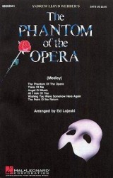 Andrew Lloyd Webber: The Phantom Of The Opera (Choral Medley) - SATB (noty pro sborový zpěv, klavír) - SADA 5 ks