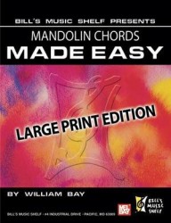 Mandolin Chords Made Easy, Large Print Edition (akordy na mandolínu)