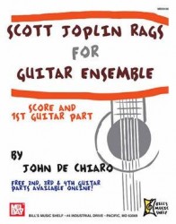 Scott Joplin - Rags for Guitar Ensemble (noty na kytaru)