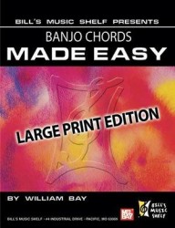 Banjo Chords Made Easy, Large Print Edition (akordy na banjo)