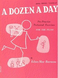 Edna Mae Burnam: A Dozen A Day Book 3: Transitional (noty na klavír)