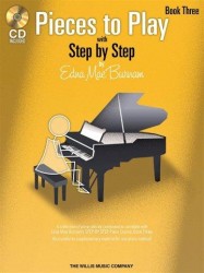 Edna Mae Burnam: Step By Step Pieces To Play - Book 3 (noty na klavír) (+audio)