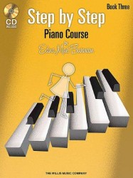 Edna Mae Burnam: Step By Step Piano Course - Book 3 (noty na klavír) (+audio)