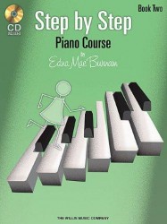 Edna Mae Burnam: Step By Step Piano Course - Book 2 (noty na klavír) (+audio)