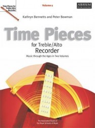 Time Pieces For Treble/Alto Recorder - Volume 1 (noty na zobcovou flétnu, klavír)