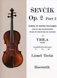 Ševčík Viola Studies: School Of Bowing Technique Op.2 Part 2 (noty na violu)