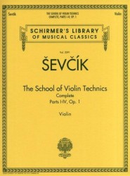 Otakar Ševčík: The School Of Violin Technics Op.1 Complete (noty na housle)