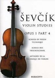 Otaker Ševčík: School Of Violin Technique Op.1 Part 4 (noty na housle)