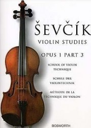 Ševčík Violin Studies: School Of Violin Technique Op.1 Part 3 (noty na housle)