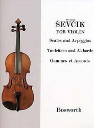 Ševčík Violin Studies: Scales And Arpeggios (noty na housle)