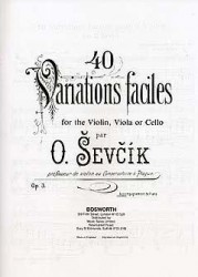 Ševčík Violin Studies: 40 Variations Piano Accompaniment (noty na klavír)