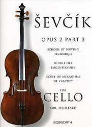 Ševčík Cello Studies: School Of Bowing Technique Part 3 (noty na violoncello)