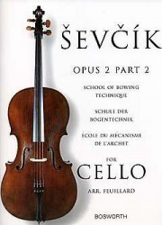 Ševčík Cello Studies: School Of Bowing Technique Part 2 (noty na violoncello)